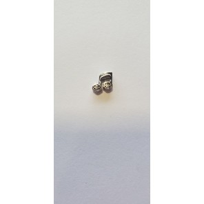 Musical Note Locket Charm