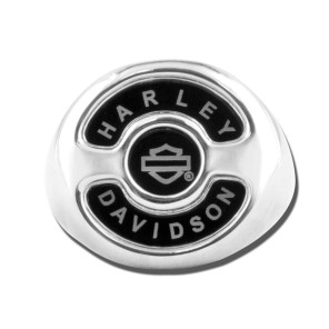 H-D Black Onyx Inlayed Derby Cover Signet Ring