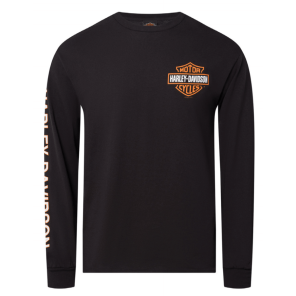 LONGSLEEVE-B&S on Black