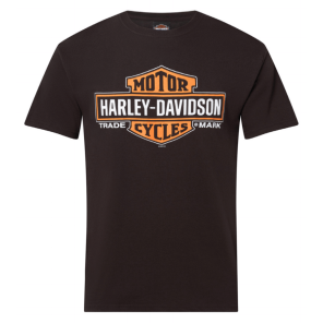 T-SHIRT-Elongated B&S on Black