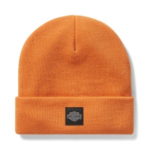 BEANIE-KNIT,ORANGE