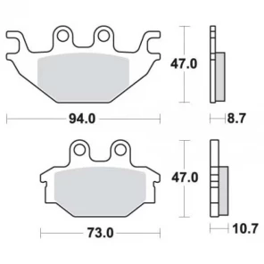 SBS810 BREMSEKLOSSER
